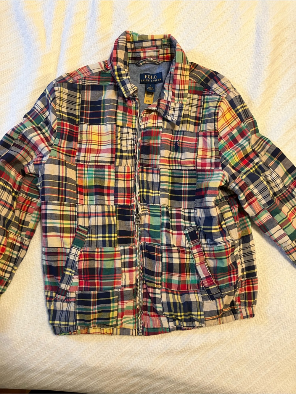 Polo Ralph Lauren Multicolor Plaid Zip-Front Shirt Jacket